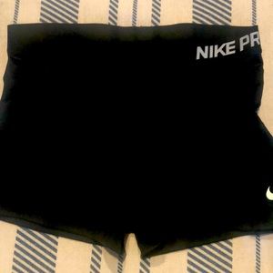 Nike Pro Dri Fit Compression Shorts Black Size L